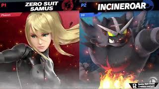 Phazon ( Zero Suit Samus ) Vs D-Money ( Incineroar )