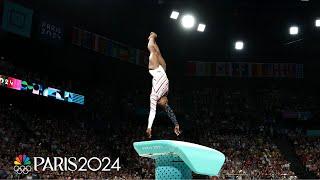 Simone Biles gets U.S. women's gymnastics off to good start on vault | Paris Olympics | NBC Sports