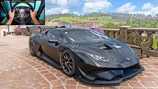 Lamborghini Huracan Super Trofeo EVO - Forza Horizon 5 | Steering Wheels Gameplay