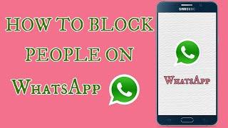 How to block someone on whatsapp (2021) | Block Someone on Whatsapp 