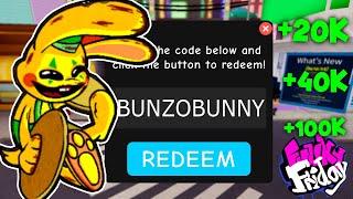 ALL 10 NEW SECRET *BUNZO BUNNY* UPDATE CODES In FUNKY FRIDAY CODES | ROBLOX Funky Friday Codes !