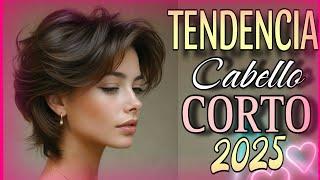 TENDENCIAS de Cabello CORTO 2025|  Que se Usarán durante este año ¿Cual será tu próximo Look?