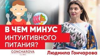 "Я ем когда организм захочет" | В чем минусы Интуитивного Питания | Людмила Гончарова