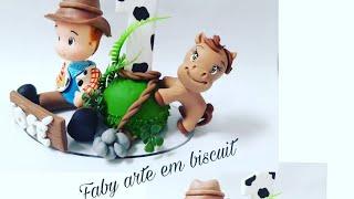 COMO FAÇO CHAPÉU  DE FAZENDEIRO:Faby arte em biscuit