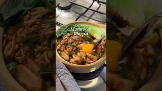 Easy Vegetarian Mushroom Claypot