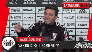 EL TENSO CRUCE ENTRE GALLARDO Y UN PERIODISTA: "¿ES UN CUESTIONAMIENTO?