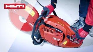 HOW TO cold start your Hilti DSH 700-X / DSH 900-X Gas Saw