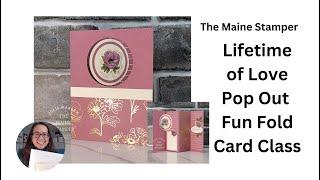 Lifetime of Love Pop-Out Window Fun Fold Card