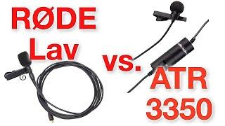 Mic Shootout: RØDE Lavalier vs. Audio-Technica ATR3350