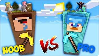 Noob Chunk VS Chunk PRO Battle in Minecraft