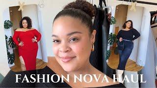 Fashion Nova Try On Haul | Plus size & Curves | Size 3X/US 22 | Fall outfit Inspo - November 2024