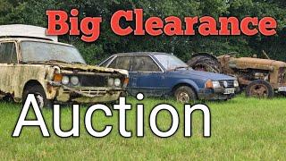 KFC Auction. Cars, Tractors, Crossley and a big Toy.