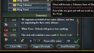 EU4 - 1.33.3 Force Tributary CB bug - infinite warscore