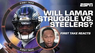 LAMAR JACKSON BETTER NOT STRUGGLE ️ - Stephen A. says Ravens have enough pieces to win | First Take