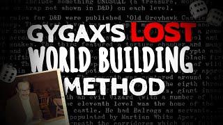 Build Your World like GYGAX | The 1975 Method