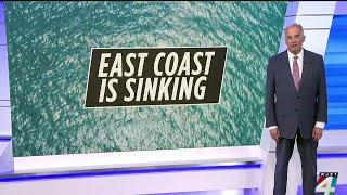 Parts of America's East Coast are sinking