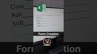 Printable form creation trick in ms excel | Excel me printable blank form kaise banate hain