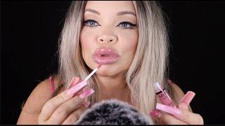 ASMR Lipgloss Application | Pumping + Mouth Sounds