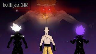 Saitama ,goku,vegeta vs monkey king!!(FULL ANIMATION)