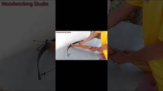 Woodworking - How to Make a Simple Wooden Crossbow at Home
