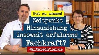 Kitarecht Folge 462 - §8a-Kinderschutz: Ab wann ist die "Insofa" hinzuziehen?