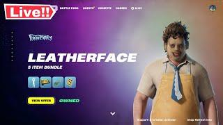 Fortnite LEATHERFACE *NEW* ITEM SHOP TODAY October 25! (Chapter 5 LIVE)