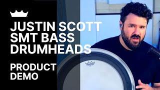 Justin Scott: SMT Bass Drumheads - Product Demo | Remo