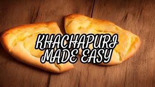 Quick and Easy 10-Minute Cheese Bread Khachapuri Recipe 