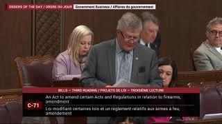 Senator Don Plett defends firearms owners on the issue of ATTs