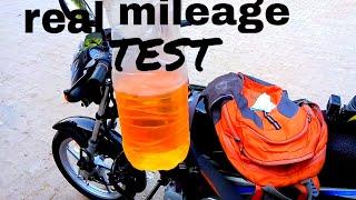 Bajaj CT 100 mileage test BS4 2018