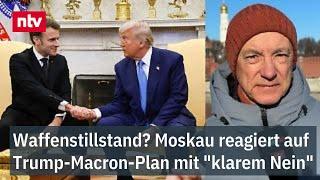 Moskau reagiert auf Trump-Macron-Plan mit "klarem Nein" - Waffenstillstand in Ukraine?