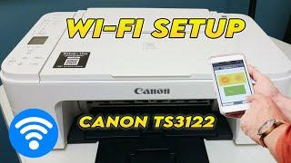 Canon Pixma TS3122 : How to Setup the Wi-Fi (iPhone & Android) Wireless Connection