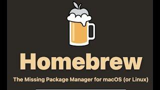 How to install the Homebrew package manager on the M1 Macbook