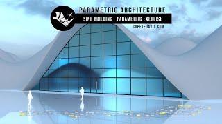 Parametric / Algorithmic Architecture - Sine Wave Building Exercise Rhino & Grasshopper