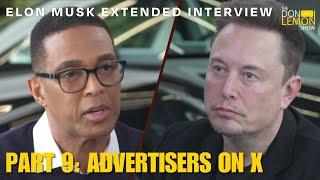 Elon Musk Extended Interview Part 9: Advertisers on X.com