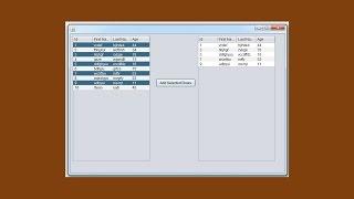 Java - How To Display JTable Selected Rows To Another JTabel [ with source code ]