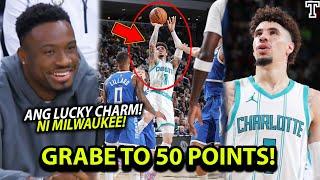 Grabe na itong "Lucky Charm! ng Milwaukee Bucks!" , Inangasan ni Lamelo Ball si Thanasis!