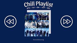 b t s • t x t • e n - • s v t • s k z ~ chill/sleep/relax playlist [Lyrics]