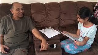 Student Homework:  Conversations with Grandparents (Sanskar Teaching)