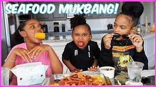 HUGE CRAB, MUSSELS & SEAFOOD BOIL MUKBANG + SPILLING MORE TEA! | YOSHIDOLL