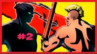  Shadow Fight 2 - КРУТОЙ БОЕЦ КИРПИЧ #2 Мультик ИГРА бой с тенью для детей Бои и Драки 