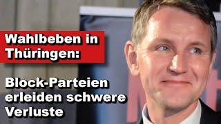 Wahlbeben in Thüringen: Block-Parteien erleiden schwere Verluste (Wochenstart)