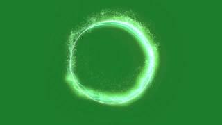 Particle Ring Green Screen Adobe After Effects HD