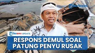 Respons Gubernur Dedi Mulyadi soal Video Viral Patung Penyu Rusak di Sukabumi Gelontorkan Dana Besar