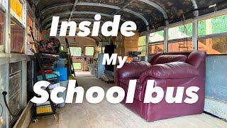 Finally Organizing my School bus  ￼