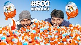 500 Kinder Joy Toys Unboxing !