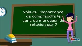 Les marqueurs de relation, capsule pour le 3ième cycle du primaire