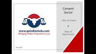 Deep dive into Indian Cement Sector