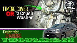 Dealer Tried Charging THOUSANDS! (Unnecessary Overpriced Repairs) 2015 Toyota Sienna 3.5