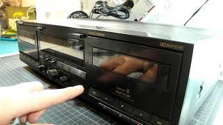 Pioneer CT-W530R cassette tape deck: drive noise